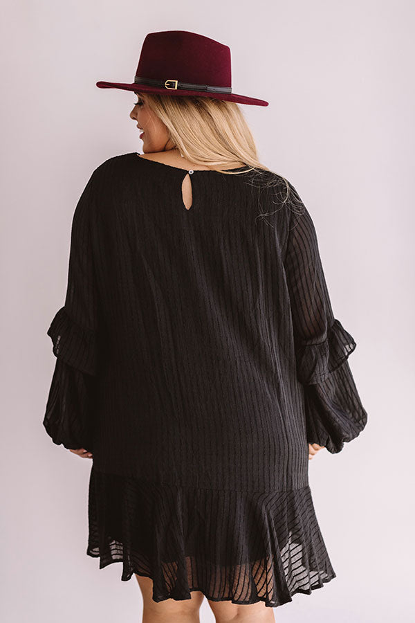 Colorado Casual Shift Dress In Black Curves Image - 4