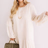 Colorado Casual Shift Dress In Cream  Curves Image - 1