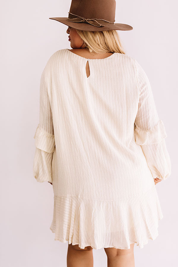Colorado Casual Shift Dress In Cream  Curves Image - 4