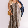 Chic City Style Leopard Maxi In Brown Curves Image - 1