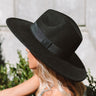 Vintage Vibes Felt Hat In Black Image - 1