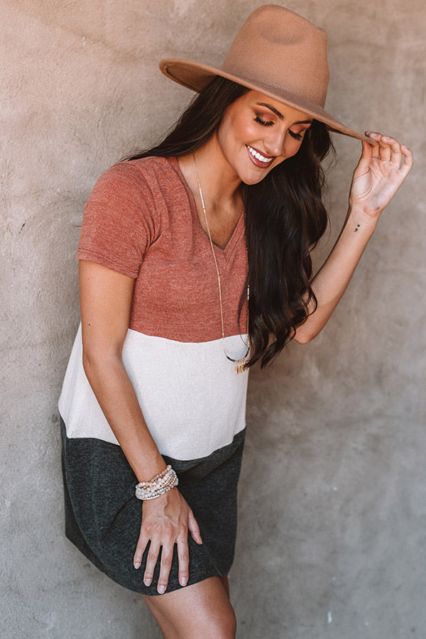 Coffee Date Kisses Shift Dress Image - 4