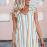 Tanlines In Tahiti Stripe Shift Dress Image - 1