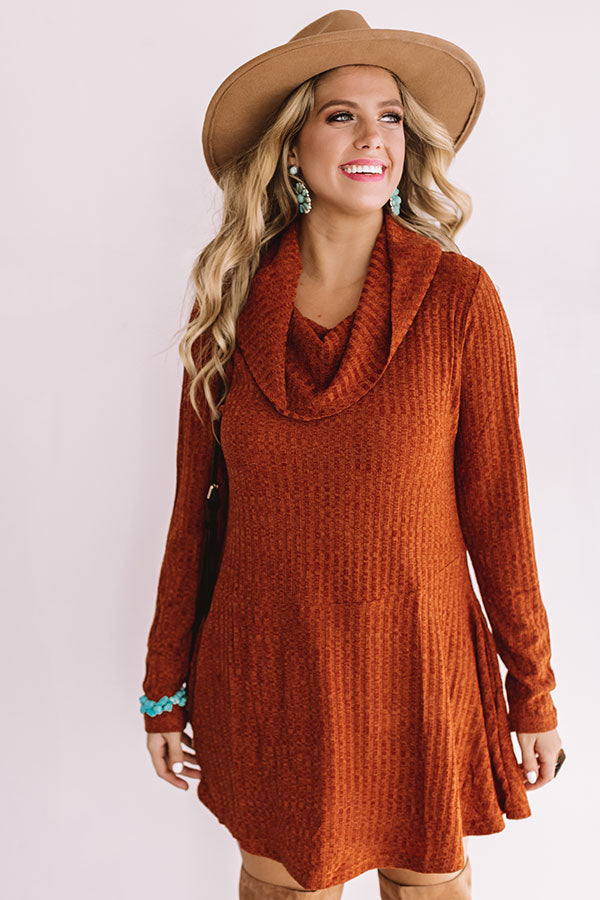 First Class To Aspen Ribbed Shift Dress Image - 3