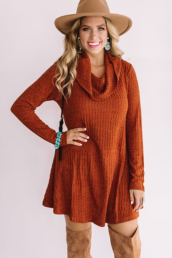 First Class To Aspen Ribbed Shift Dress Image - 2