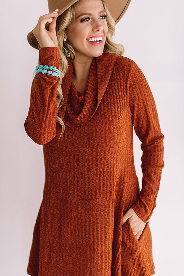 First Class To Aspen Ribbed Shift Dress Image - 4