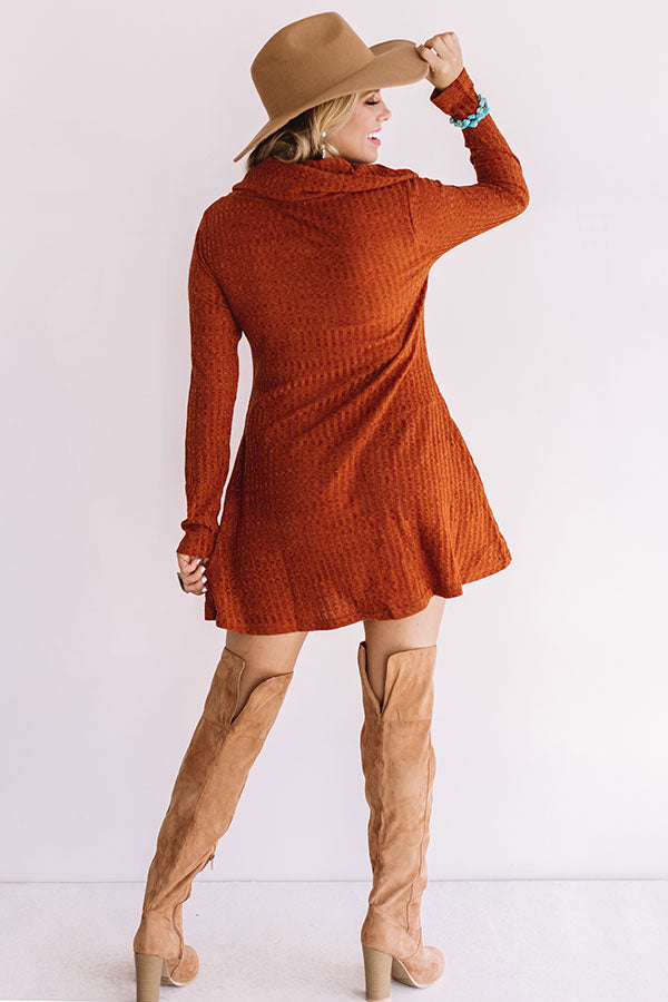 First Class To Aspen Ribbed Shift Dress Image - 5