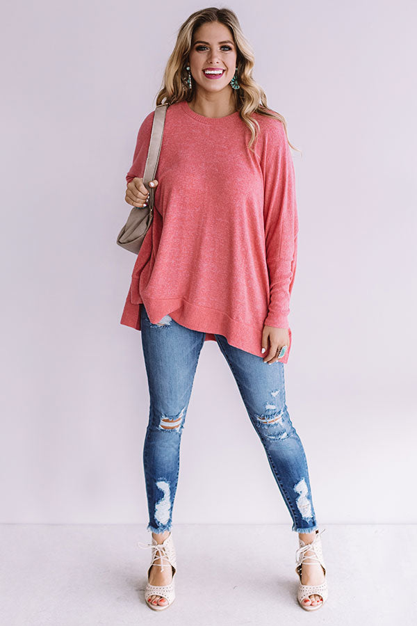 On Point Shift Tunic in Pink Image - 1