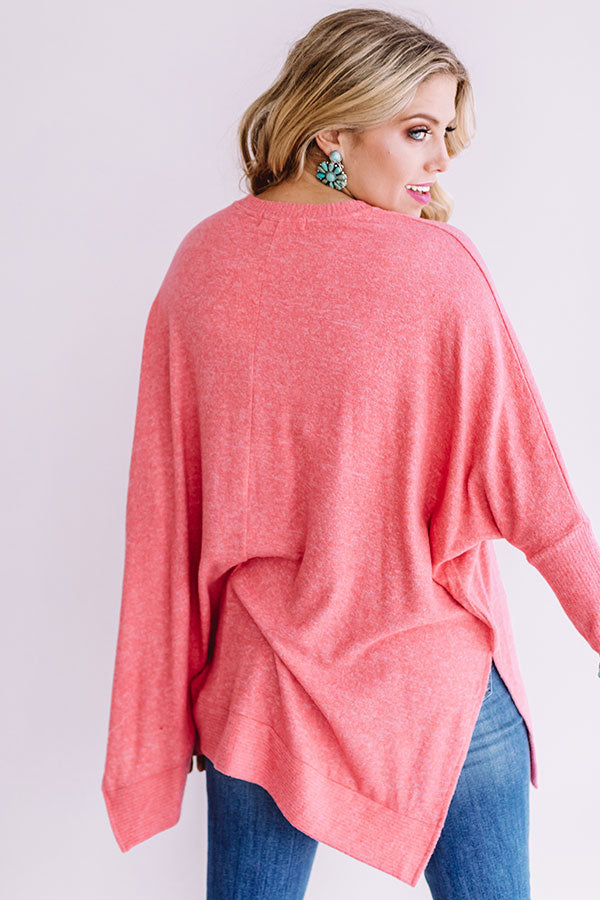 On Point Shift Tunic in Pink Image - 4