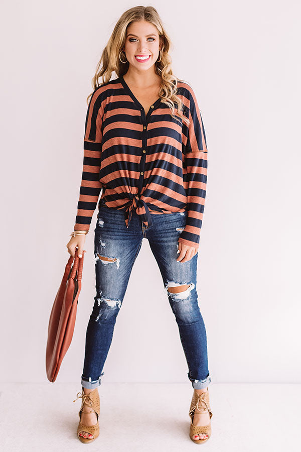 Sonoma Travels Stripe Shift Top Image - 2