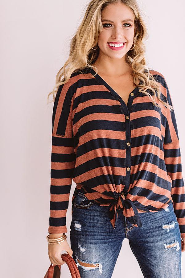 Sonoma Travels Stripe Shift Top Image - 3