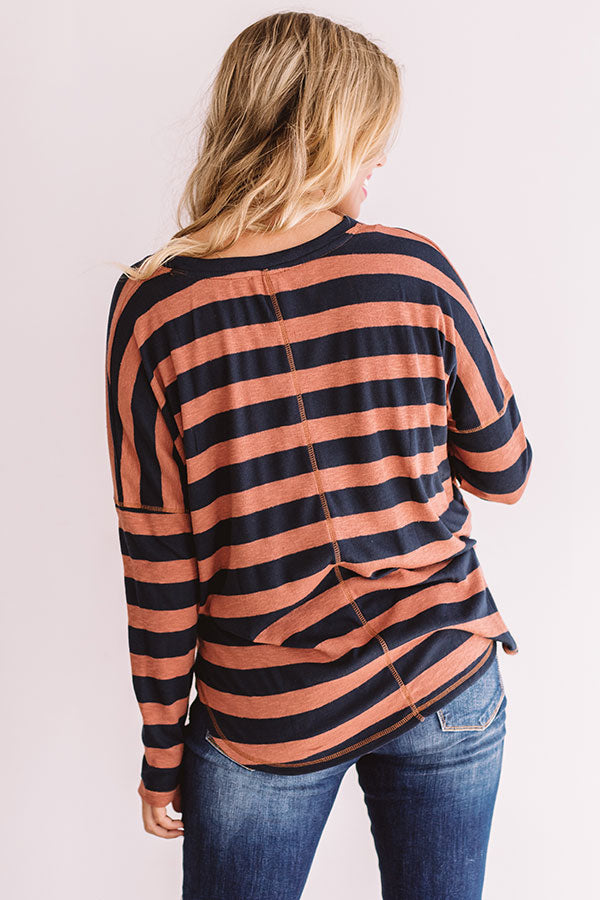 Sonoma Travels Stripe Shift Top Image - 5