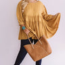 Everlasting Happiness Babydoll Top in Mustard Curves Image - 1