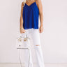 Treasure Island Shift Tank In Royal Blue Image - 1