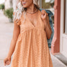 Sway Into Style Eyelet Romper in Golden Honey Image - 1