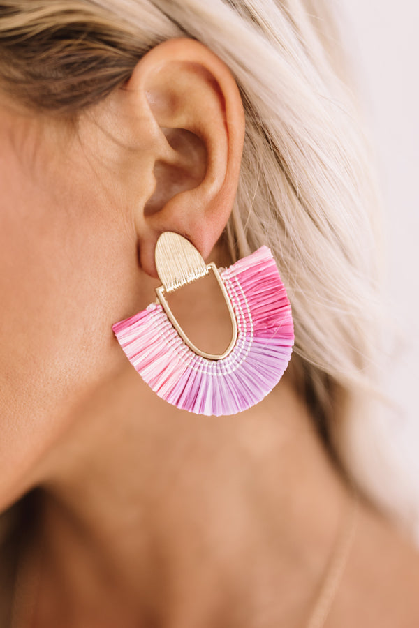 Sweet As Pie Fan Earrings Image - 3