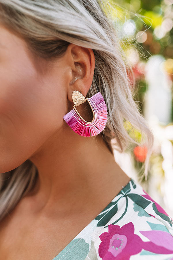 Sweet As Pie Fan Earrings Image - 2