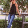 Dreaming Of Vail Tassel Tank in Black Image - 1