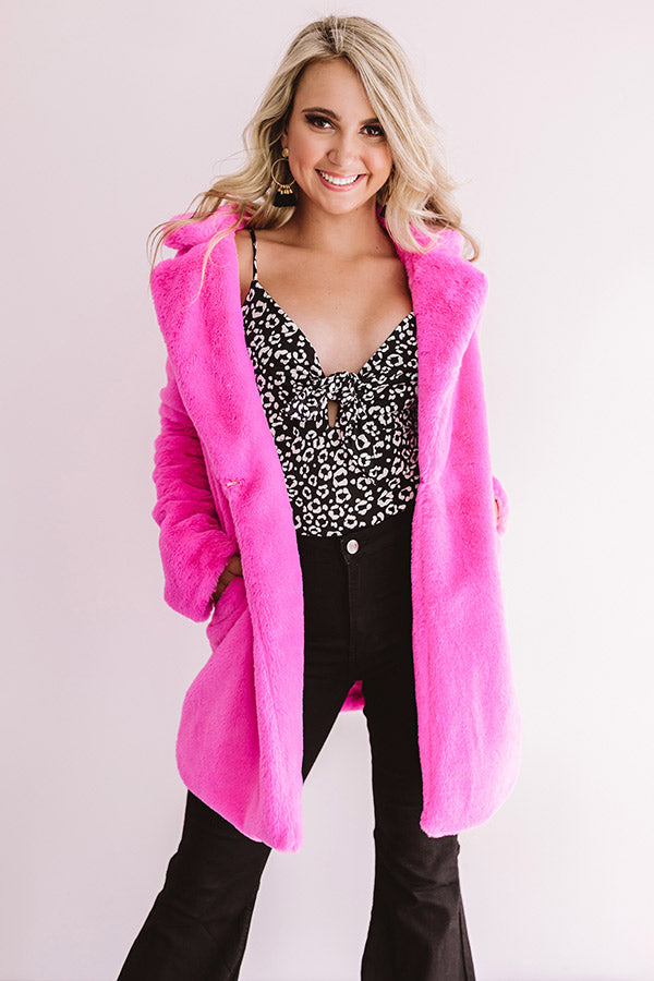 Soft And Cozy Plush Coat Image - 1