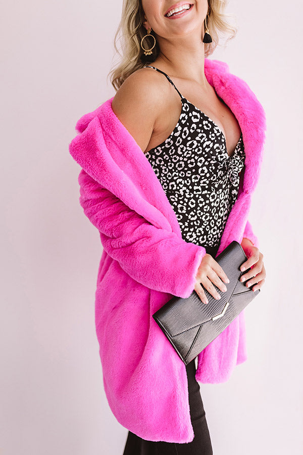 Soft And Cozy Plush Coat Image - 3