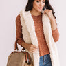 Everything Pumpkin Spice Sherpa Vest Image - 1