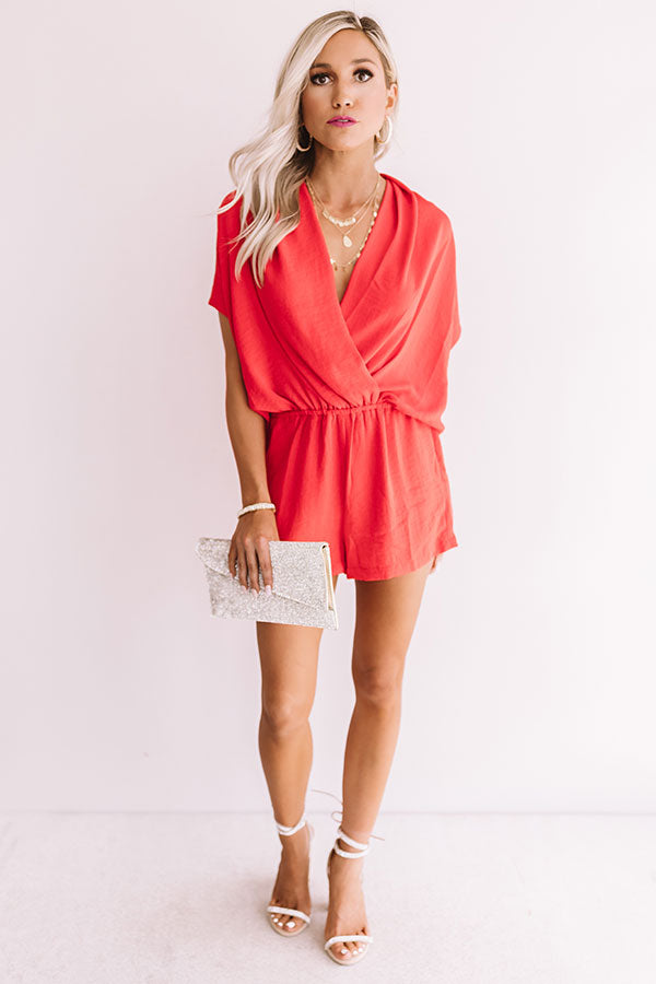 Music City Romper In Red Image - 2