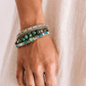 Sedona Sunrise Magnetic Bracelet In Green Image - 1