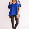 Suite Dreams Shift Top In Royal Blue Image - 1