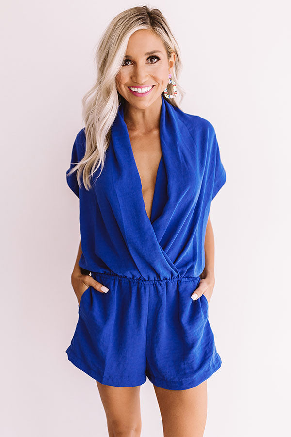 Music City Romper In Sapphire Image - 3