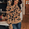 Sipping in Sedona Leopard Sweater Image - 1