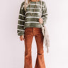 Pumpkin Spice Everything Chenille Sweater in Olive Image - 1