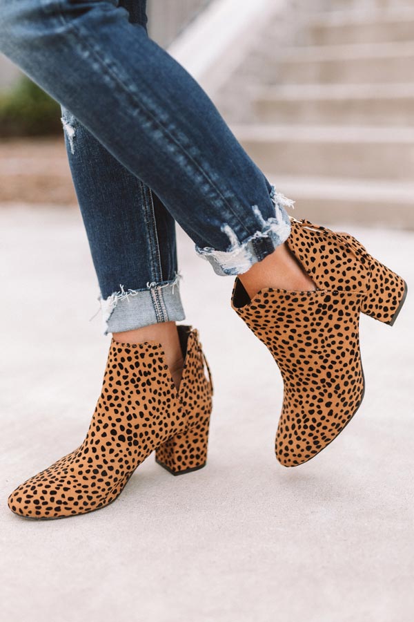 The Knox Leopard Bootie Image - 2