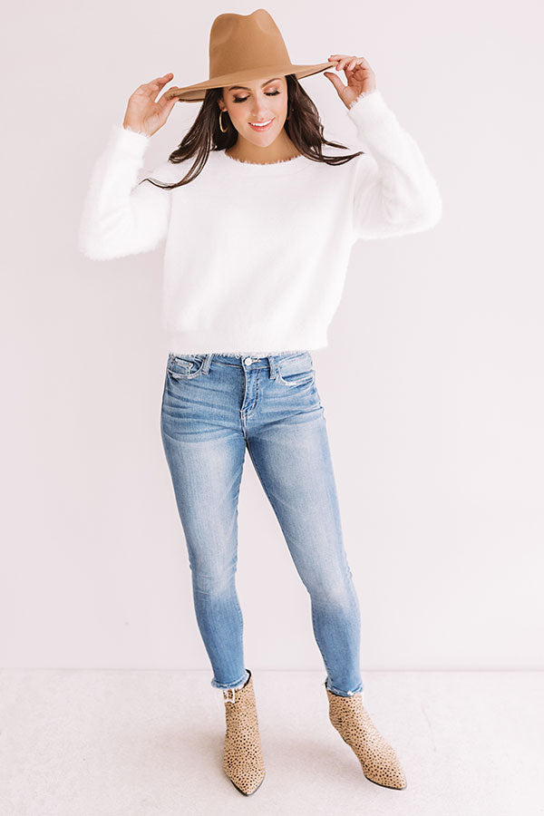 Cozier Than Ever Ultra Soft Sweater In White Image - 2