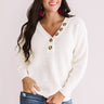 Warm Up Buttercup Knit Sweater In Ivory Image - 1
