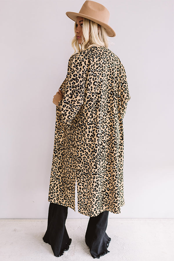 Wine Country Leopard Duster Image - 5