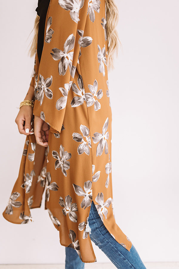 Wine Country Floral Duster Image - 4