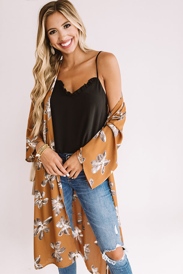 Wine Country Floral Duster Image - 3