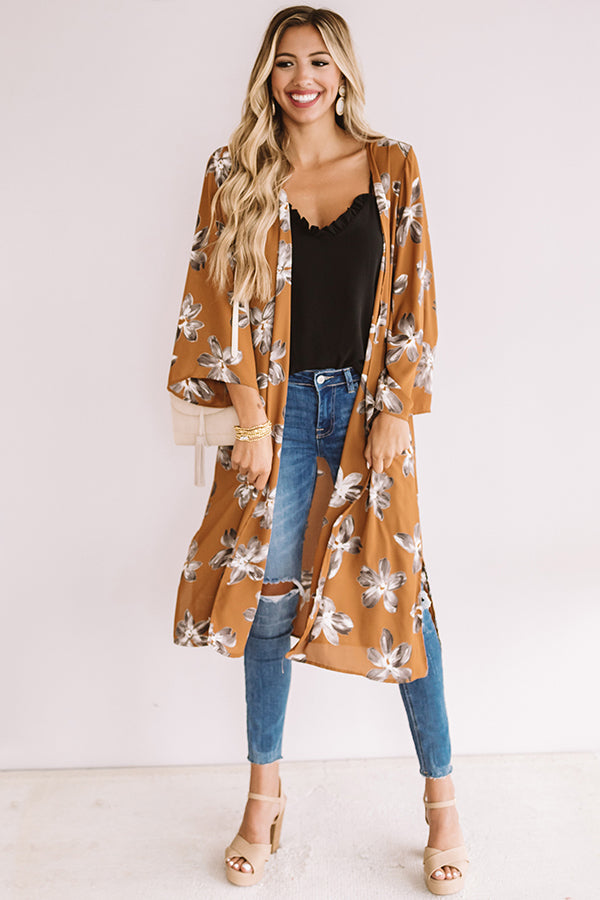 Wine Country Floral Duster Image - 2