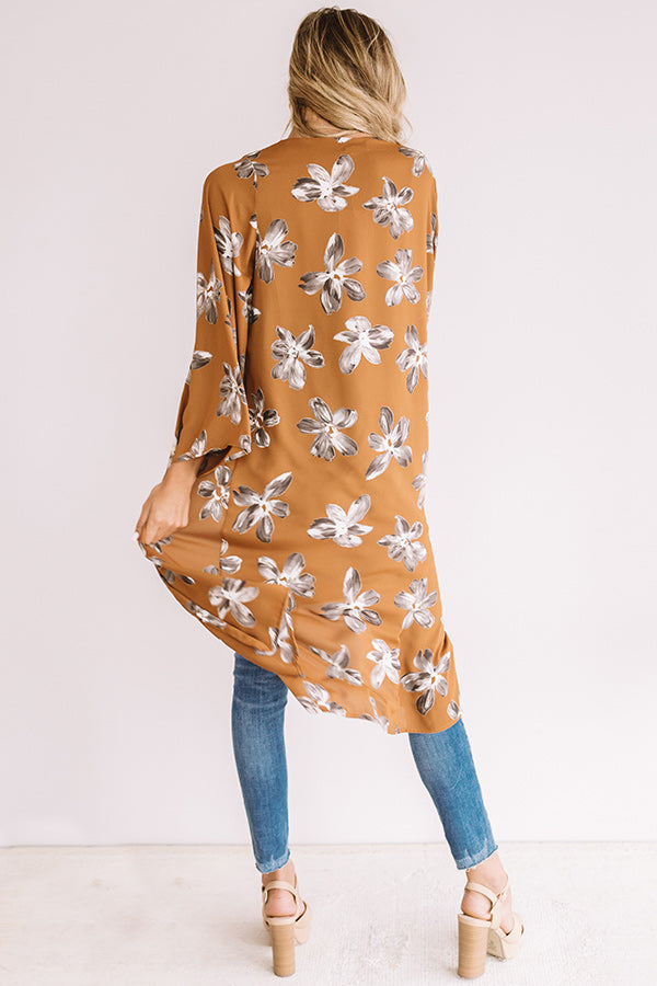 Wine Country Floral Duster Image - 5