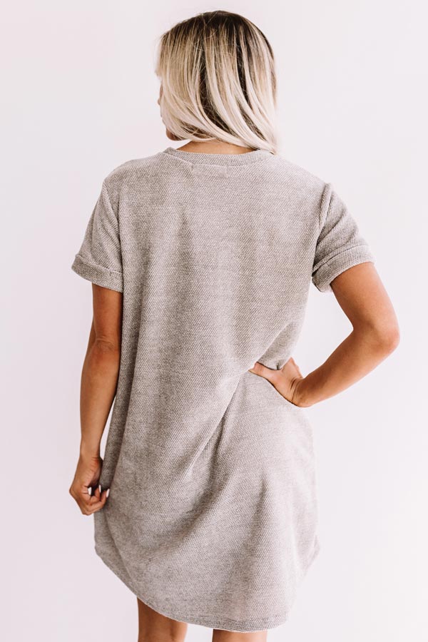 Sedona Sunrise Shift Dress In Grey Image - 4