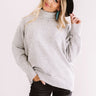 Around The Bonfire Shift Sweater In Grey Image - 1