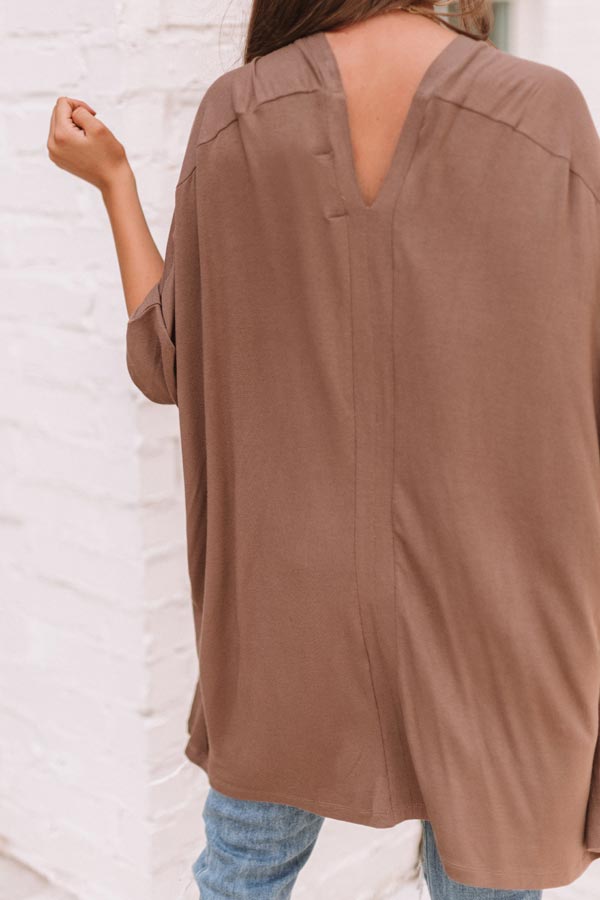 Kisses By Midnight Shift Tunic In Brown Image - 5