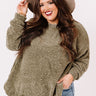Cozy Celebration Chenille Sweater In Sage Curves Image - 1