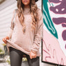 Cozy Celebration Chenille Sweater In Iced Latte Image - 1