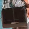 Champagne And Chic Faux Leather Crossbody In Black Image - 1