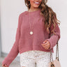 Marshmallow Tasty Knit Sweater In Blush Image - 1