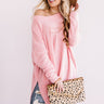 Covered In Cozy Shift Tunic In Pink Image - 1