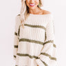 Bubbly And Bonfires Knit Sweater in Olive Image - 1
