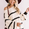 Bubbly And Bonfires Knit Sweater in Black Image - 1