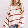 Bubbly And Bonfires Knit Sweater in Dusty Rose Image - 1